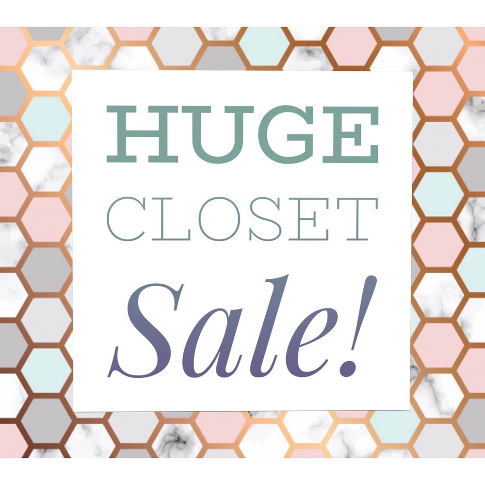 Huge Closet Sale!! Many markdowns!!